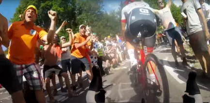 MEEFIETSEN IN DE TOUR DE FRANCE BIJ BAAN4