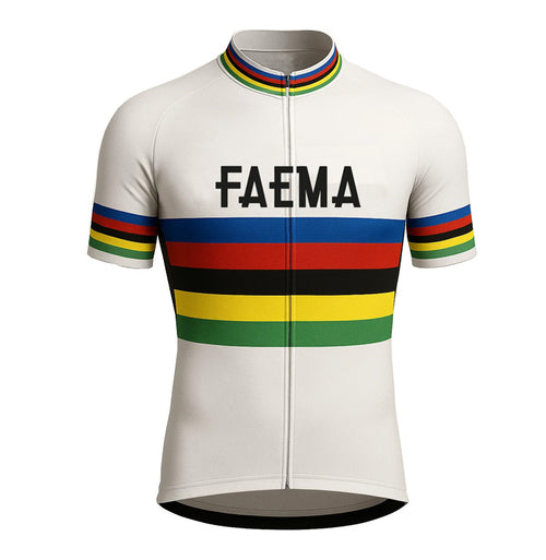 Retro Wielershirt Faema - Regenboog  Gruppo Sportivo
