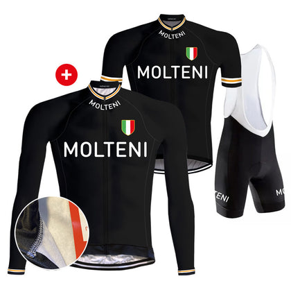 Retro-Kombinationsset Molteni Schwarz - REDTED