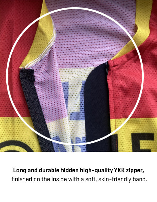 Retro Dames Wielershirt TI-Raleigh rood - REDTED