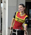 Retro Dames Wielershirt TI-Raleigh rood - REDTED