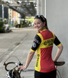 Retro Dames Wielershirt TI-Raleigh rood - REDTED