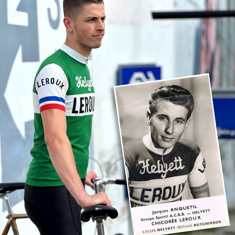 Retro Wielershirt Helyett Leroux - Gruppo Sportivo