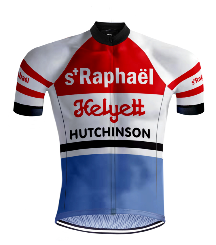 Retro Wielertenue Saint-Raphaël Rood/Blauw - REDTED