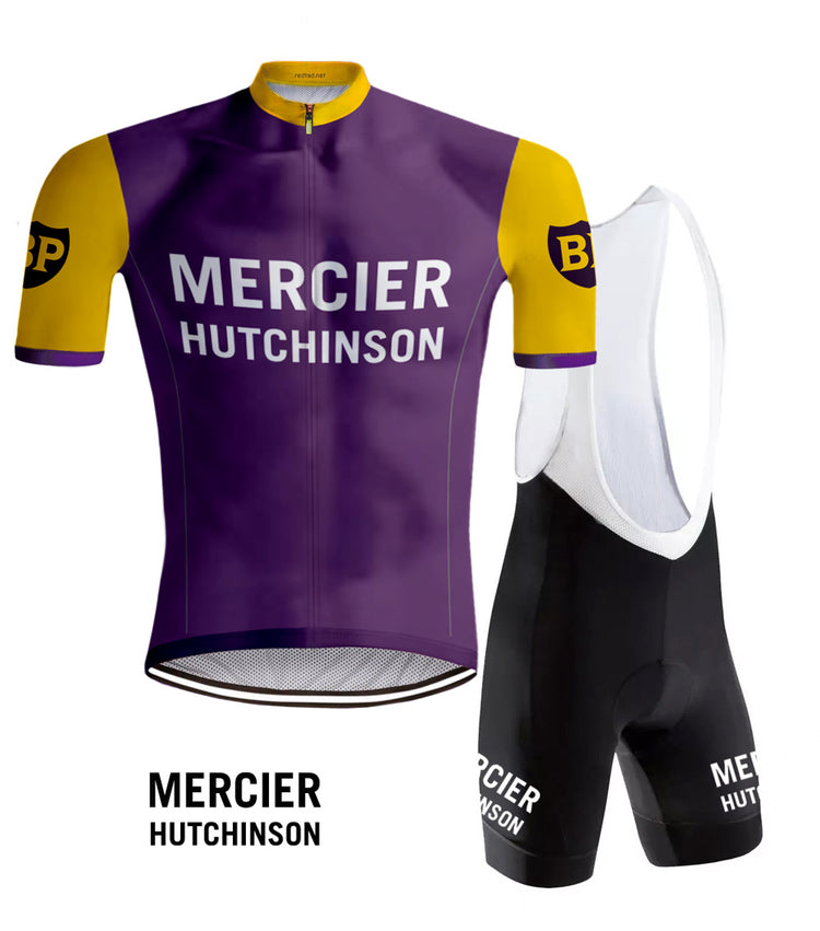 Retro Wielertenue Mercier Hutchinson - REDTED