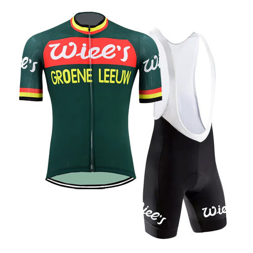 Retro Combinatieset Wiel's Groene Leeuw - Rood/Groen