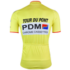 Retro Wielershirt PDM - Geel