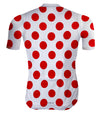 Retro Wielershirt Bolletjestrui Rood/Wit - REDTED