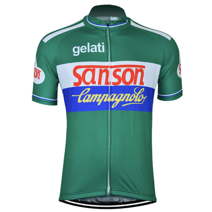 Retro Wielershirt Sanson - Groen