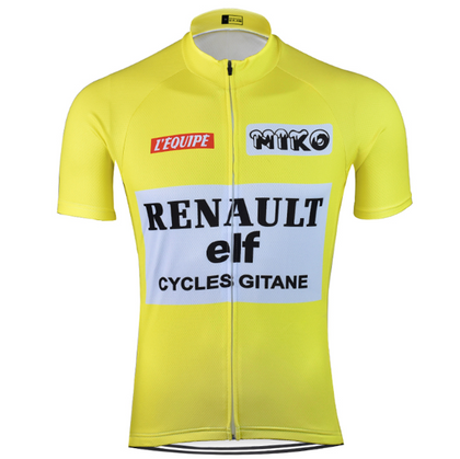Retro Wielershirt Renault - Geel