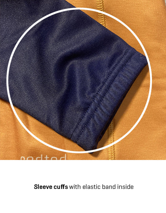 Retro Winter Wielerjack Molteni ( FLEECE) - Oranje REDTED