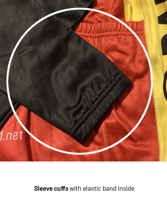 Retro Wielershirt Lange Mouwen TI-Raleigh Rood - REDTED