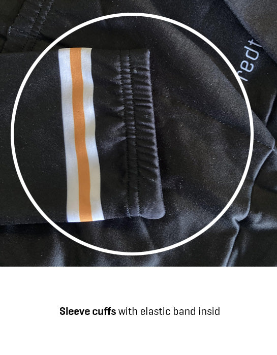 Retro Winter Wielerjack (fleece) Molteni Zwart - REDTED