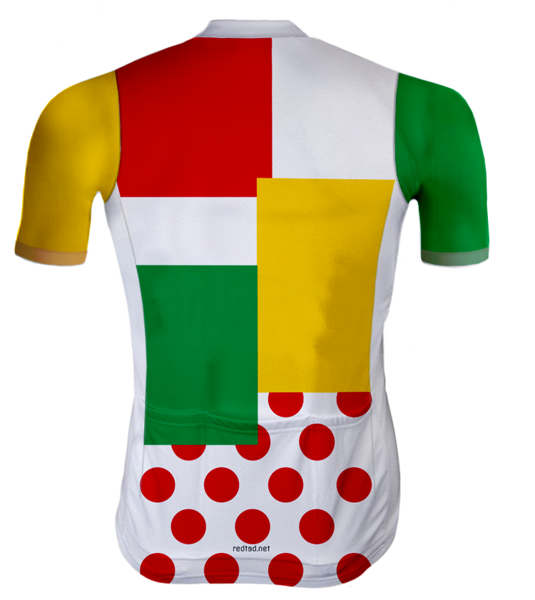 Retro Wielershirt Lapjestrui Veelkleurig - REDTED