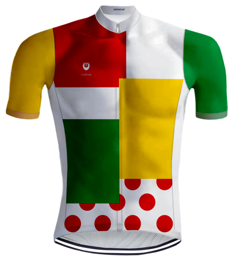 Retro Wielershirt Lapjestrui Veelkleurig - REDTED