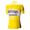 Retro Wielershirt Del Tongo - Geel