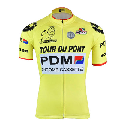 Retro Wielershirt PDM - Geel