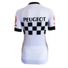 Retro Wielershirt Dames Peugeot - Wit