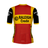 Retro Dames Wielershirt TI-Raleigh rood - REDTED