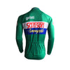 Retro Winter Wielerjack (fleece) Sanson - Groen
