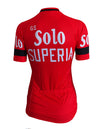 Retro Wielershirt Dames Solo Superia - Rood